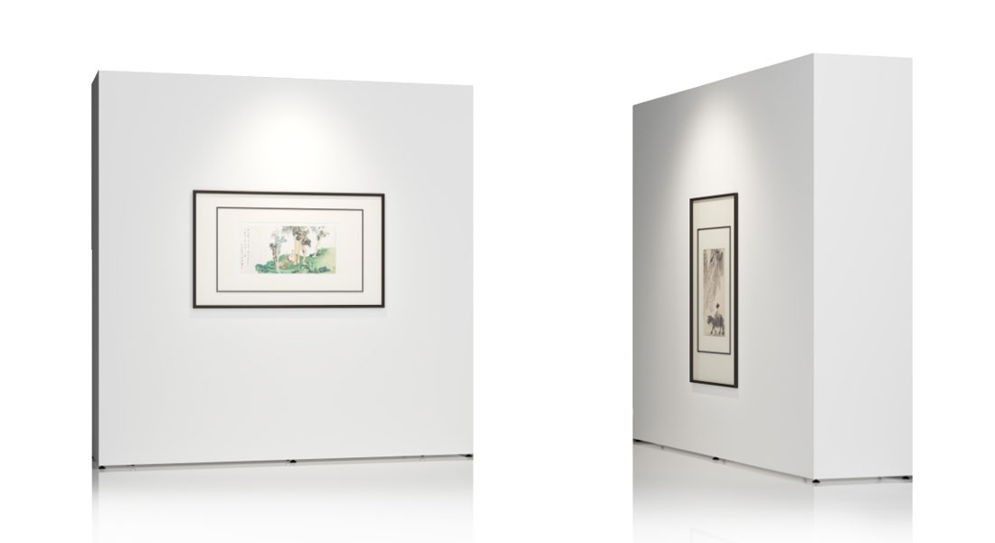 可(kě)拆卸式移動展牆裝配裝配效果