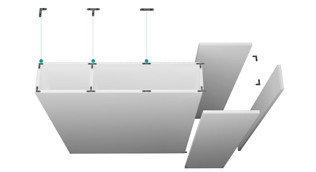 連接件(jiàn)組裝展牆展示 連接件(jiàn)組裝展牆展示