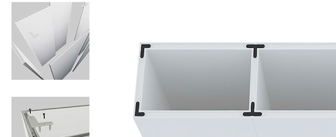 可(kě)拆卸式移動展牆拼接示意 可(kě)拆卸式移動展牆拼接示意