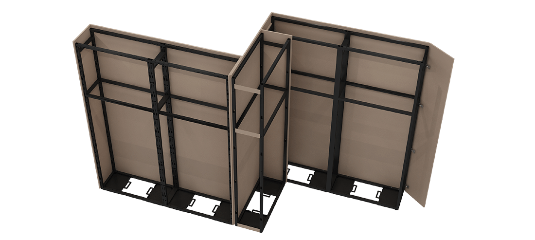 裝配式展牆結構