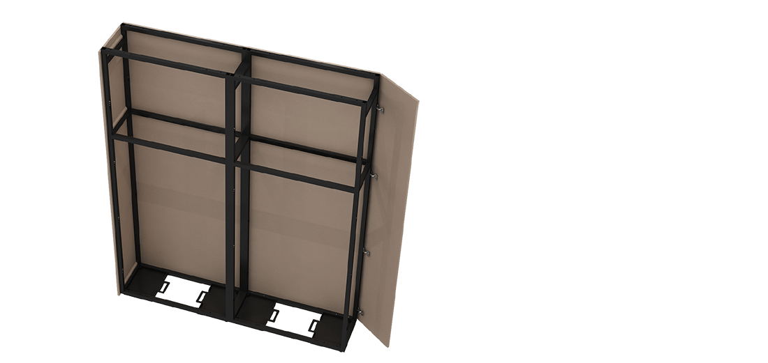 裝配式展牆結構