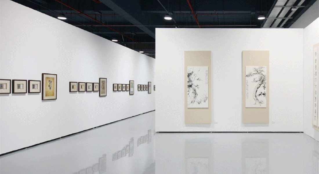 可(kě)拆卸式移動展牆實例