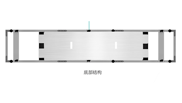 底部加裝萬向輪、踢腳可(kě)随需求移動